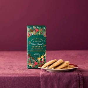 Cartwright & Butler Winter Spiced Orange and Cranberry Shortbread 200g